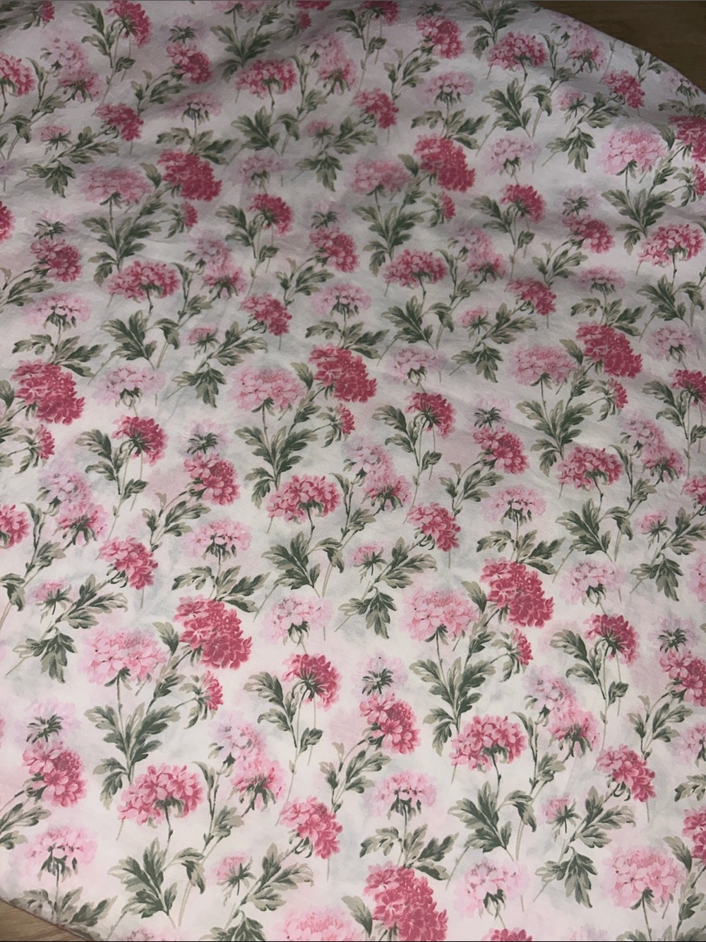 🦋 Laura Ashley pink floral QUEEN FLAT SHEET